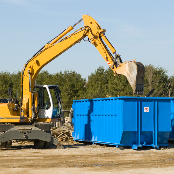 are there any restrictions on where a residential dumpster can be placed in Kelly NC